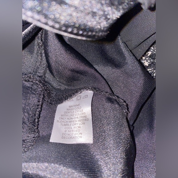 Linea Donatella Babydoll Satin Floral Slip Gown Fairy Goth Witchy Women M Y2K - Picture 8 of 8